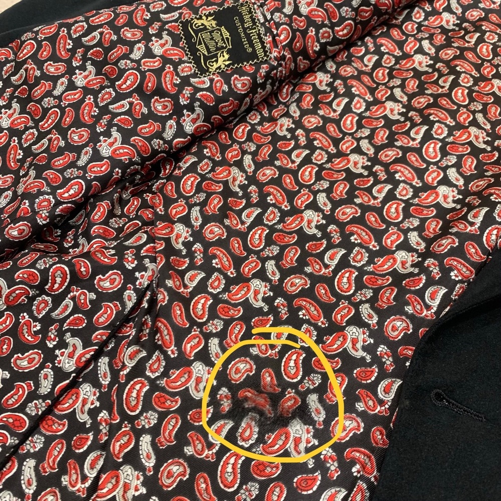 Hickey Freeman faux suede black sports coat Sz Xl - Picture 8 of 8